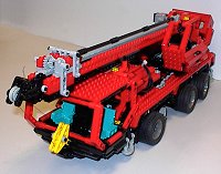 lego mobile crane photo