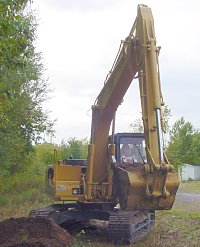 Caterpillar E120B excavator photo