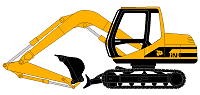 JCB JS70 side view