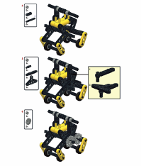 Lego Bobcat Skid Steer Loader building instructions