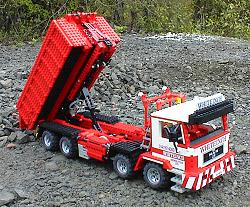 lego truck tipping